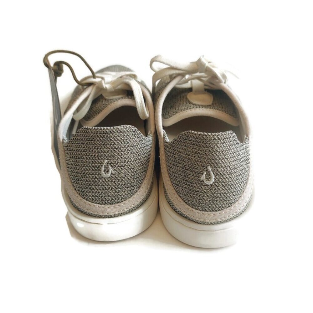 Olukai Womens Size 9 PEHUEA LI Two Tone Mesh Casual Shoe Sneaker Tapa White Sand - Picture 7 of 9